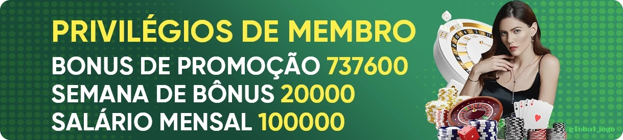 Bônus e prêmios globaljogo